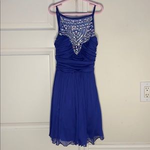 Dark Blue Short Dress